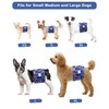CuteBone Dog Diapers Male 4 Pack Puppy Wraps Reusable Doggie