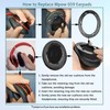 HAIZEEN Ear Pads Compatible with Mpow 059 / H1 /
