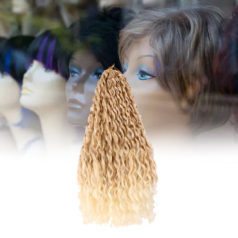 Long Curly Crochet Braids Women Soft Fashionable Delicate Synthetic Braiding
