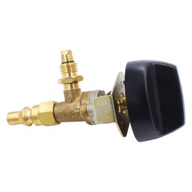 MENSI Grill Valve Replacement Part for 57274 Used for Olympian 5500 Grills with 1/4" Quick Disconnect Plug, Use for Camper or Trailer's Propane Control Supply