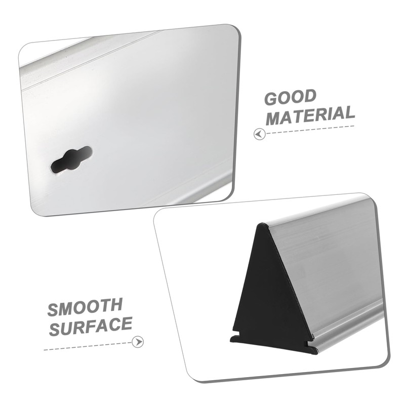 Operitacx 2pcs Elegant Aluminum Name Plate for Doors Office Door