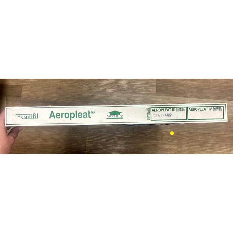 CAMFIL AEROPLEAT III MERV-8 C15154RR 25"X 20"X 2" AIR FILTER