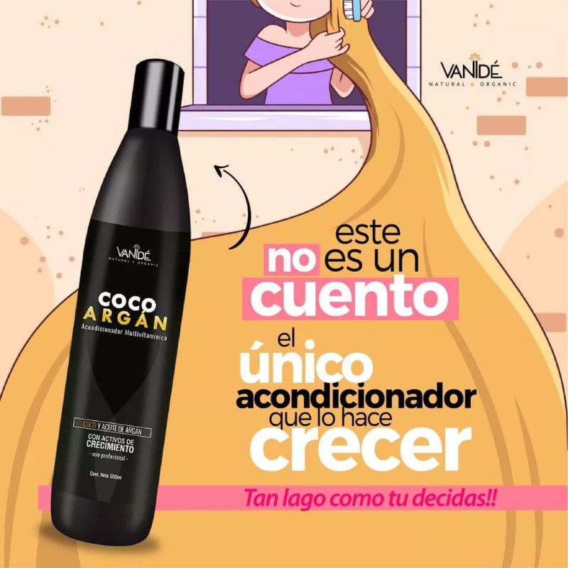 Vanidé Acondicionador Multivitamínico Coco Argán