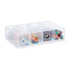 Relaxdays Plastic Drawer Box, H x W x D: 6