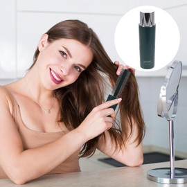Hair Styling Brush Retractable Hair Brush, Bristle Round Hairbrush Roller Round Brush Blow Drying Brush Detangling Hairbrush Green Curl Training Hair Brush