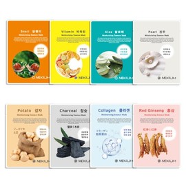Mikium Essence Mask Pack 25mlx100 sheets 8 types Moisturizing and hydrating Ikel 100 collagen sheets