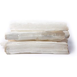 Mineralist Collection Crystal Healing Stones, Selenite Sticks, 1 Piece 14-18 inch-0.5 LB Selenite Wands with Calming Effects, High Energy Crystal for Reiki, Yoga, Chakra, Spiritual Decoration Gemstone