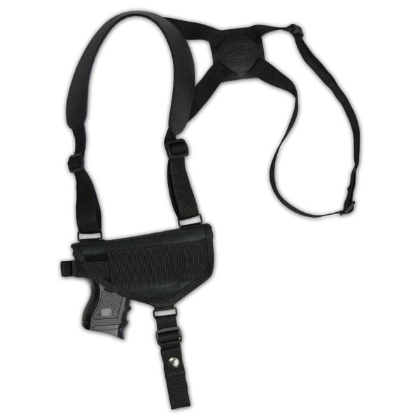 Barsony New Horizontal Concealment Shoulder Holster for Shield Crimson Trace LG-489 Right