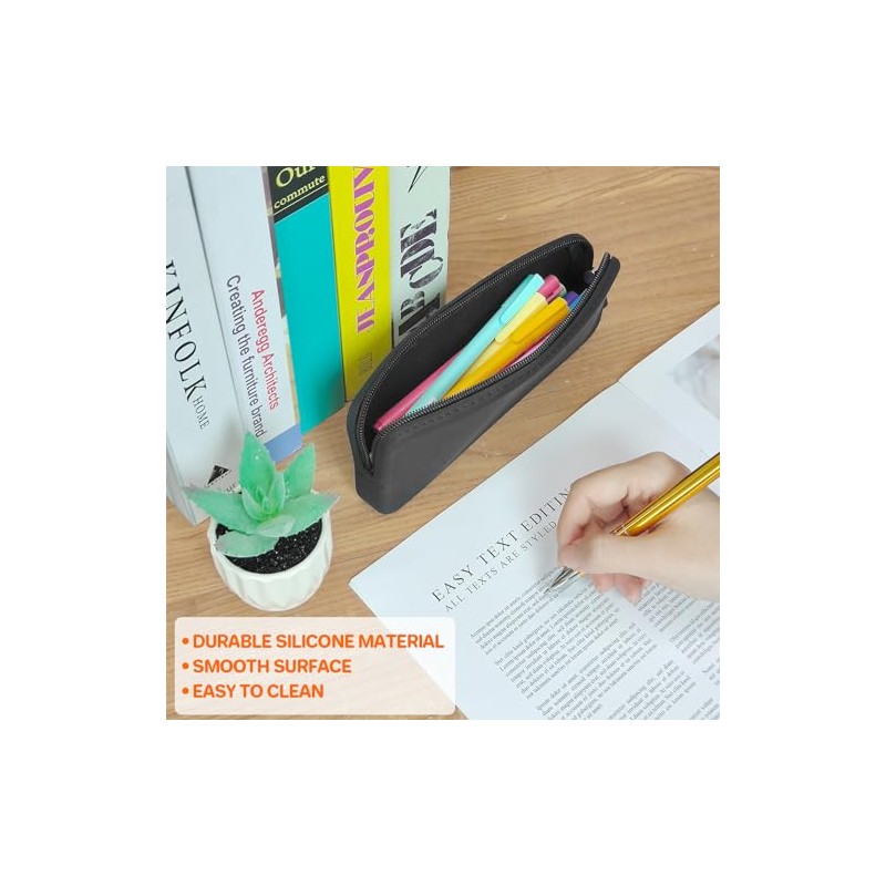 Scartink Estuche de Lápices de Silicona, Bolsa de Cosméticos de