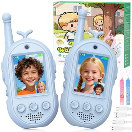 Video Walkie Talkies for Kids-2 Pack, Kids Walkies Talkies