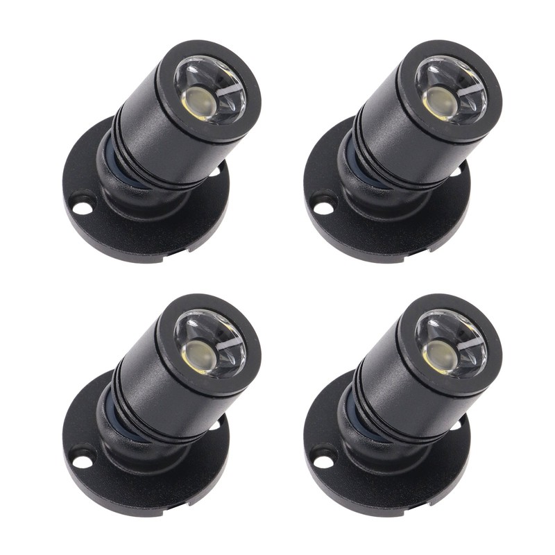 4pcs LED Display Spot Lights 5V Dimmable USB Mini Spotlight