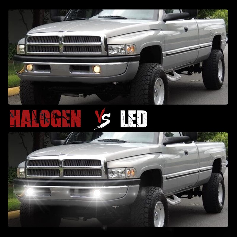 BUNKER INDUST Dodge Ram LED Fog Lights with Daytime Running