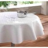 Bulgomme Table Protector Round Tablecloth 135 cm White