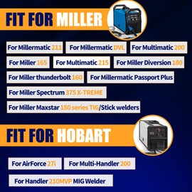 219258 Multi-Voltage Power Adapter Plug for Miller & Hobart Welders, 230 Volt 6-50P 3-Prong Replacement Plug for Welding Machines