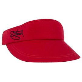 2Stoned Original Sunvisor Visor Cap with Embroidery in 5 Colours, red