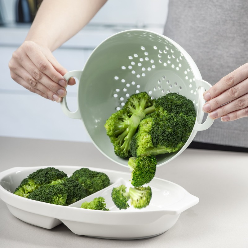 Zeal G210G Melamine Colander/Strainer (20cm) -Sage Green