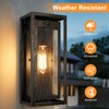 Slypadan 15" Motion Sensor Outdoor Wall Lights, 2 Pack Large