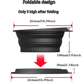 MLYLM MLYLM Face Ice Bowl for Facial Ice Bath - Portable Durable Bowl for Face Ice Bath, Designed for Skin Tightening & Pore Minimizing(Black).