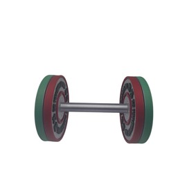 Set of 4 Dumbbell Weight Coasters - 3D Printed, Unique Design, Handmade in London - Perfect for Fitness Enthusiasts