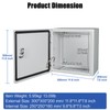 LeMotech Electrical Box 12 x 12 x 8 inch Junction