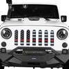Hooke Road Wrangler Flag Grill Insert JK Mesh Grille Deflector