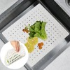 Sink Liner, Sink Mat, Pack of 2 Sink Liners, Grey,