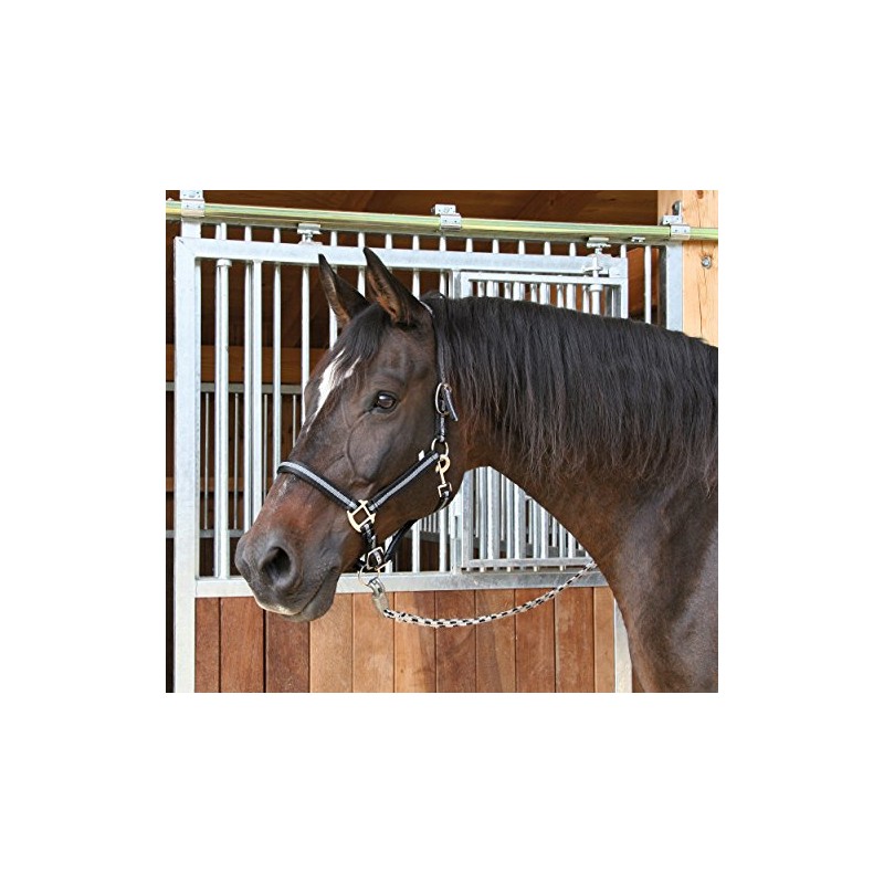 Kerbl Mustang Head Collar - Black/Silver, Size 2