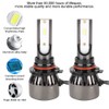 2Pcs 60W For 9005 H10 HB3 White Light Integrated Car
