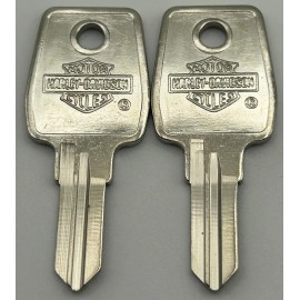 JMR Key Blanks Motorcycle Switch Uncut Blade Blank Ignition Key Fit For Harley Sportster XL 883