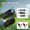 SANDIAN, Golf Divot Tool Holder Leather Pouch with Belt Clip,
