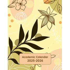 2025-2026 Monthly Academic Planner Calendar (August 2025 to July 2026) – Large 8.5" x 11", 2-Page Monthly Spreads, Includes Bonus Notebook Pages – Perfect for Teachers, College Students & Busy Parents