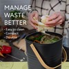 Impresa 2 Pack Bamboo Compost Bin for Kitchen – 1