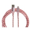 Simply Southern 10 Foot Lightning Charging Cable Cord, Coral Stripe