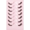 Half Lashes Natural False Eyelashes Wispy Lashes Strips Cat Eye