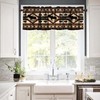 Rustic Moose Deer Window Valance,Vintage Country Style Pine Tree Elk