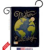 Breeze Decor Earth Day Garden Flag Set Wall Hanger Sweet