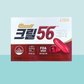 Pulse Krill 56 1 Box 30 Capsules Krill Oil Body Fat Management Health Functional Food Nutritional Supplement / 펄세스 크릴56 1박스 30캡슐 크릴오일 체지방 관리 건강기능식품 영양제