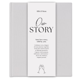 Anniversary Journal For Couples | 1 Year Anniversary Scrapbook & Photo Album Book | From 1st to 75th Wedding Anniversaries | 1st Year Paper Gifts For Husband or Wife