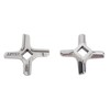 2PCS Meat Grinder Blade Knife Cutter Stainless Steel Easy Replacement