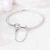 Pulsera De Plata 925 De Serpiente, Cadena Segura El Mundo