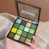 Fychuo Green Eyeshadow Palette Glitter Eyeshadow 16 Colours Eyeshadows Make