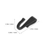 12pcs J Shaped Hook: Plastic Clip On Hanger - Kitchen