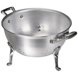 Pentole Agnelli Family Cooking Aluminium Tripodal Pasta Colander With 2 Handles, Diameter 20 Cm.