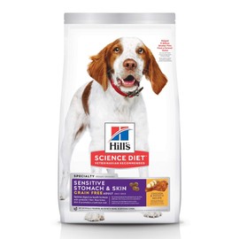 Hill's Science Diet Dry Dog Food, Adult, Sensitive Stomach & Skin Recipes