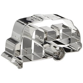 Staedter Caravan Shape Cookie Cutter, Stainless Steel Silver, 8 x 30 x 30 cm