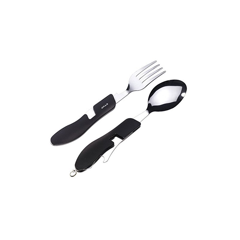 KTX7® Camping Cutlery Folding Cutlery Travel Cutlery Outdoor Cutlery
