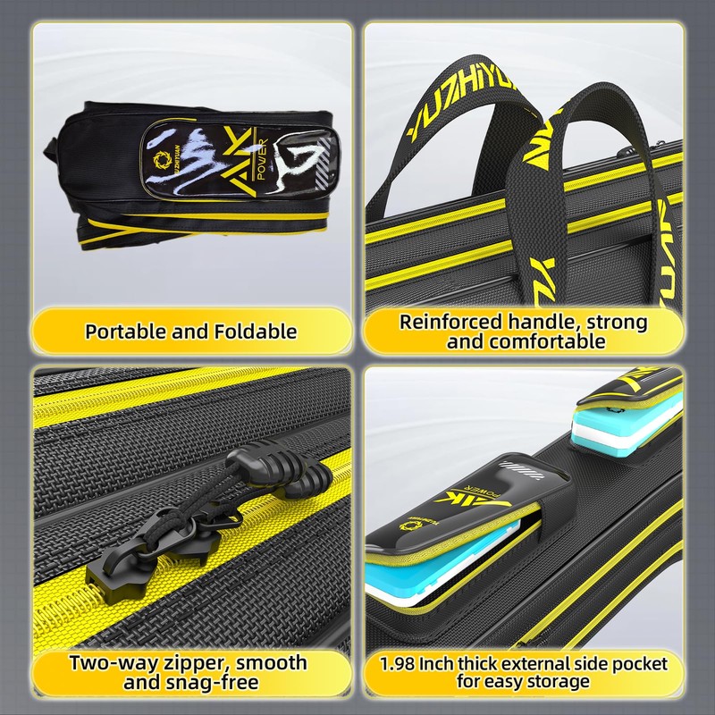 yuzhiyuan Fishing Rod Case & Bag Triple-Layer - 1680D Oxford,