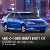 G-PLUS Side Skirts Body Kit Compatible with Toyota Corolla 2003-2008