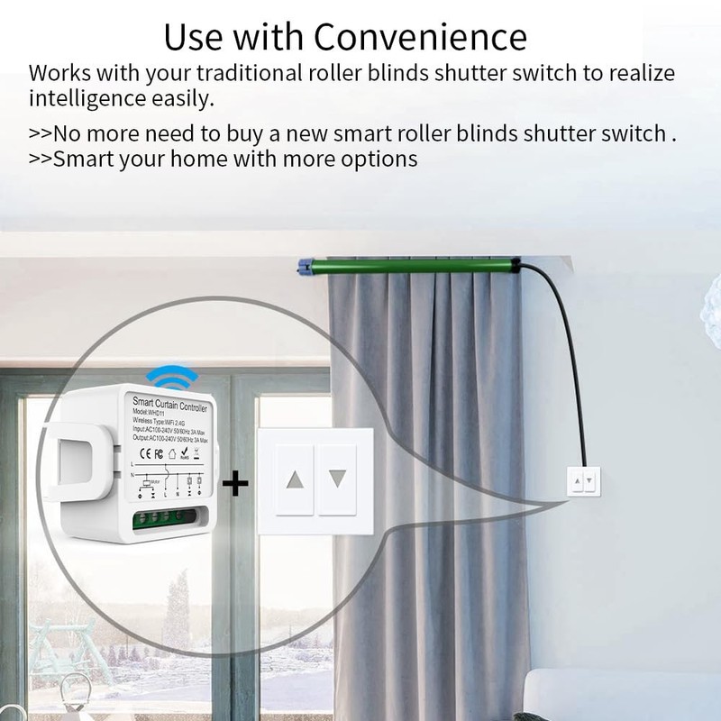 Mengshen Smart Relay WiFi Switch 3 Channel Home Smart Automation