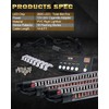 LUMENIX 70 Inch Emergency Running Board Rigid Strobe Lights Strip